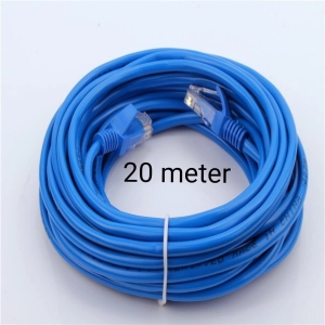 สินค้า สายแลนสำเร็จรูปพร้อมใช้งาน ยาว 20 เมตร UTP Cable Cat5e 20M(Blue)