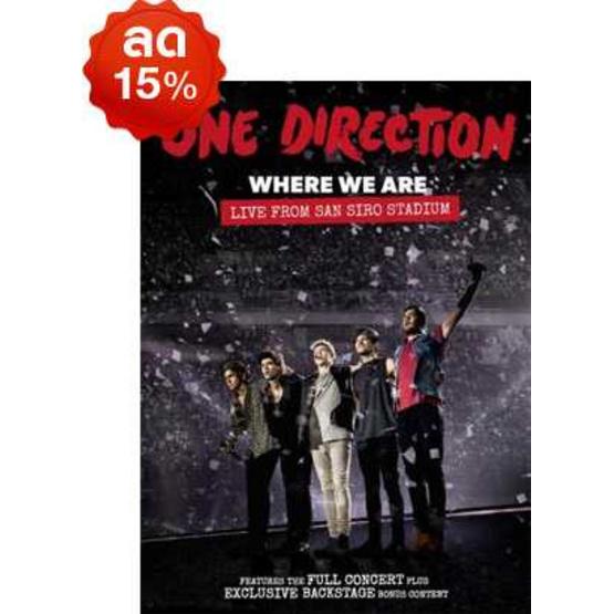 DVD ONE DIRECTION WHERE WE ARE: LIVE FROM SAN SIRO STADIUM