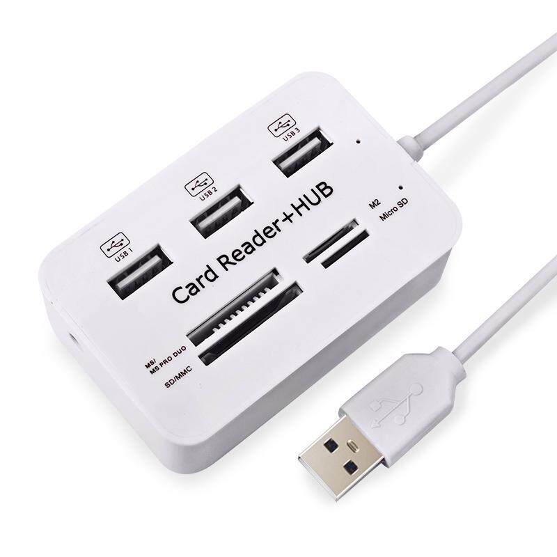 Usb Hub Combo 2.0 3 Ports Card Reader High Speed Multi Usb Splitter Hub Usb Combo All In One For Pcnotebook Computer Accessories 4 คะแนน. 