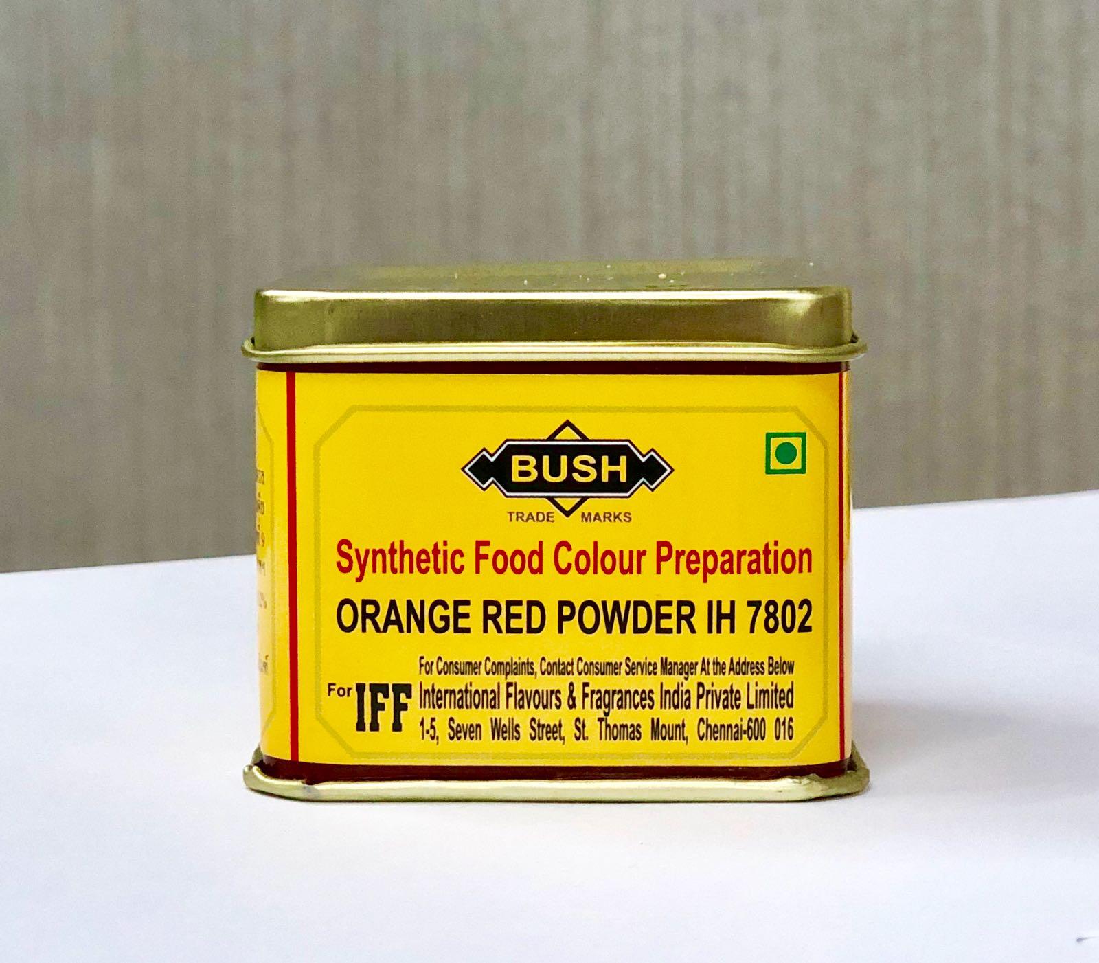 สีผสมอาหาร Bush Food color (Orange Red)