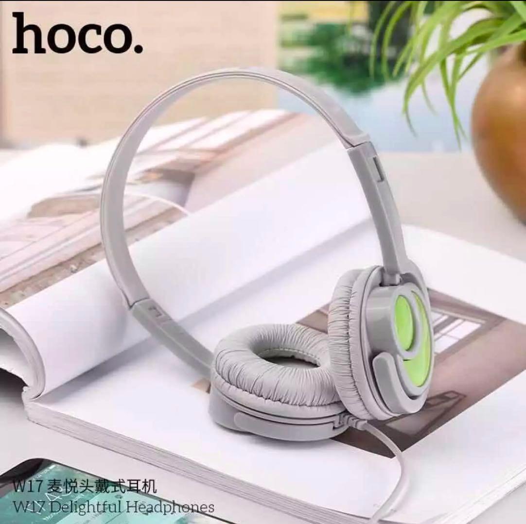 HOCO W17 หูฟังครอบหู Delightful Headphones DIGITAL STREREO HEADPHONE เสียงใส เบสหนัก (Hoco แท้ %)