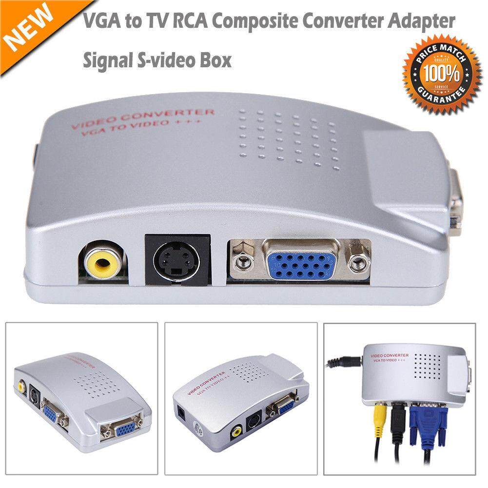VGA to AV Box PC TO TV Converter