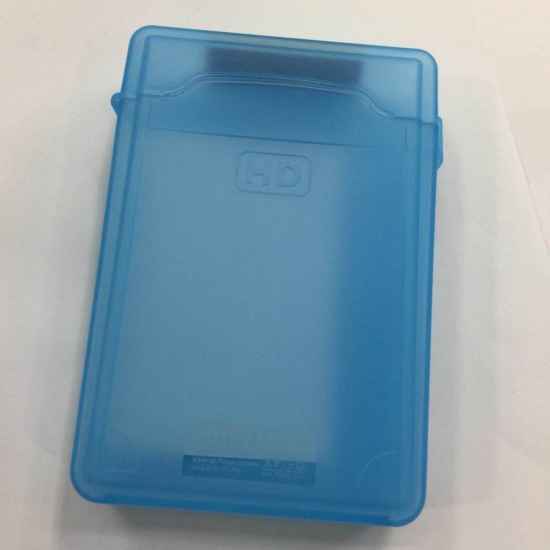 กล่องพลาสติก 3.5นิ้ว ใส่ ฮาร์ดดิสก์ ป้องกันฝุ่นหรือเก็บใส่ให้เป็นระเบียบ ใส่  HDD INTERNAL สีฟ้า( ออกใบกำกับภาษีได้ )