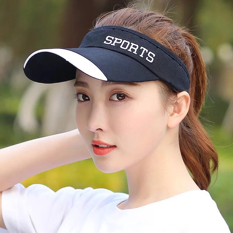 หมวกแก๊ปครึ่งใบ หมวกสำหรับกีฬากลางแจ้ง หมวกใส่วิ่ง Sports Visor