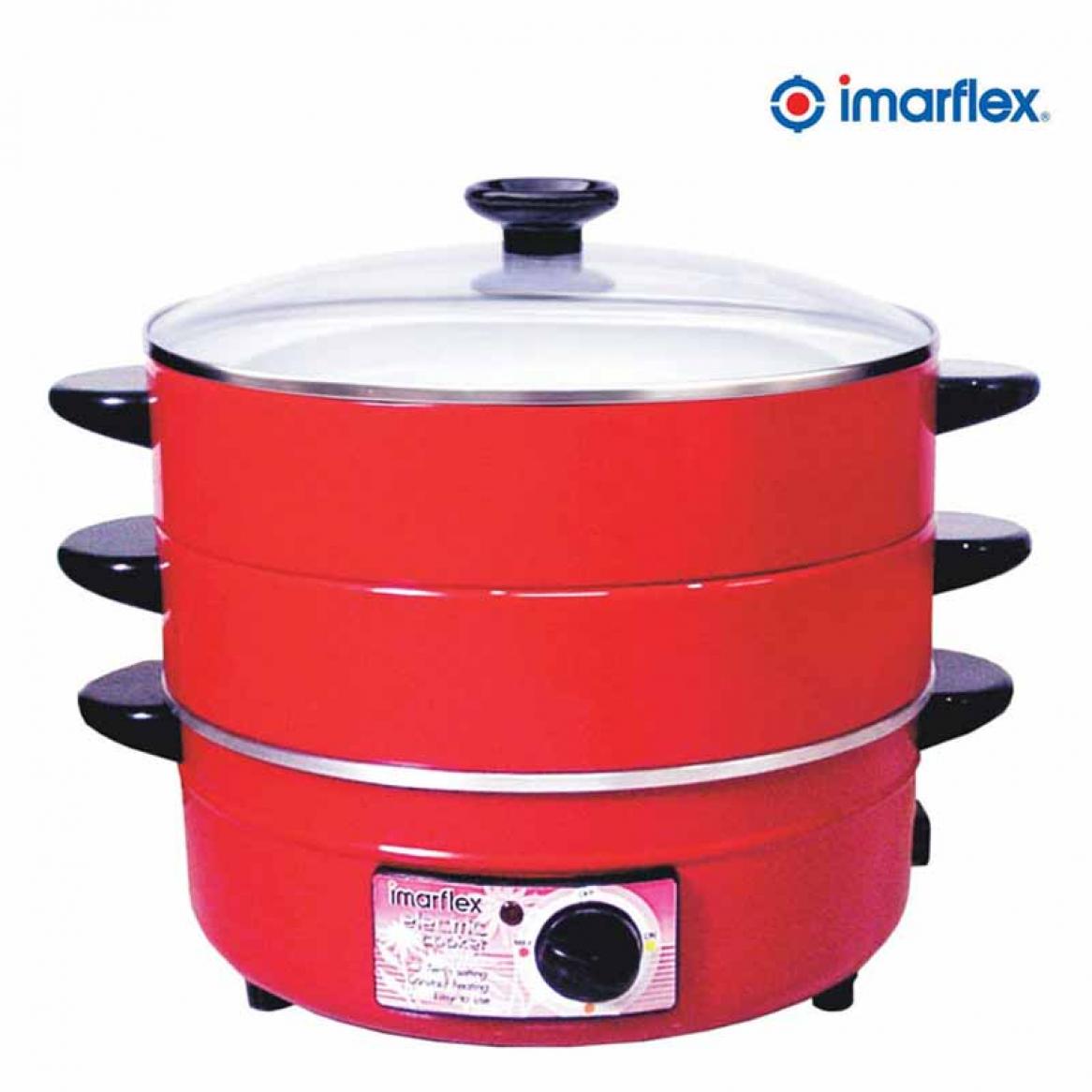 กระทะไฟฟ้า 2 ชั้น Imarflex รุ่น MP-18 Electric Pan