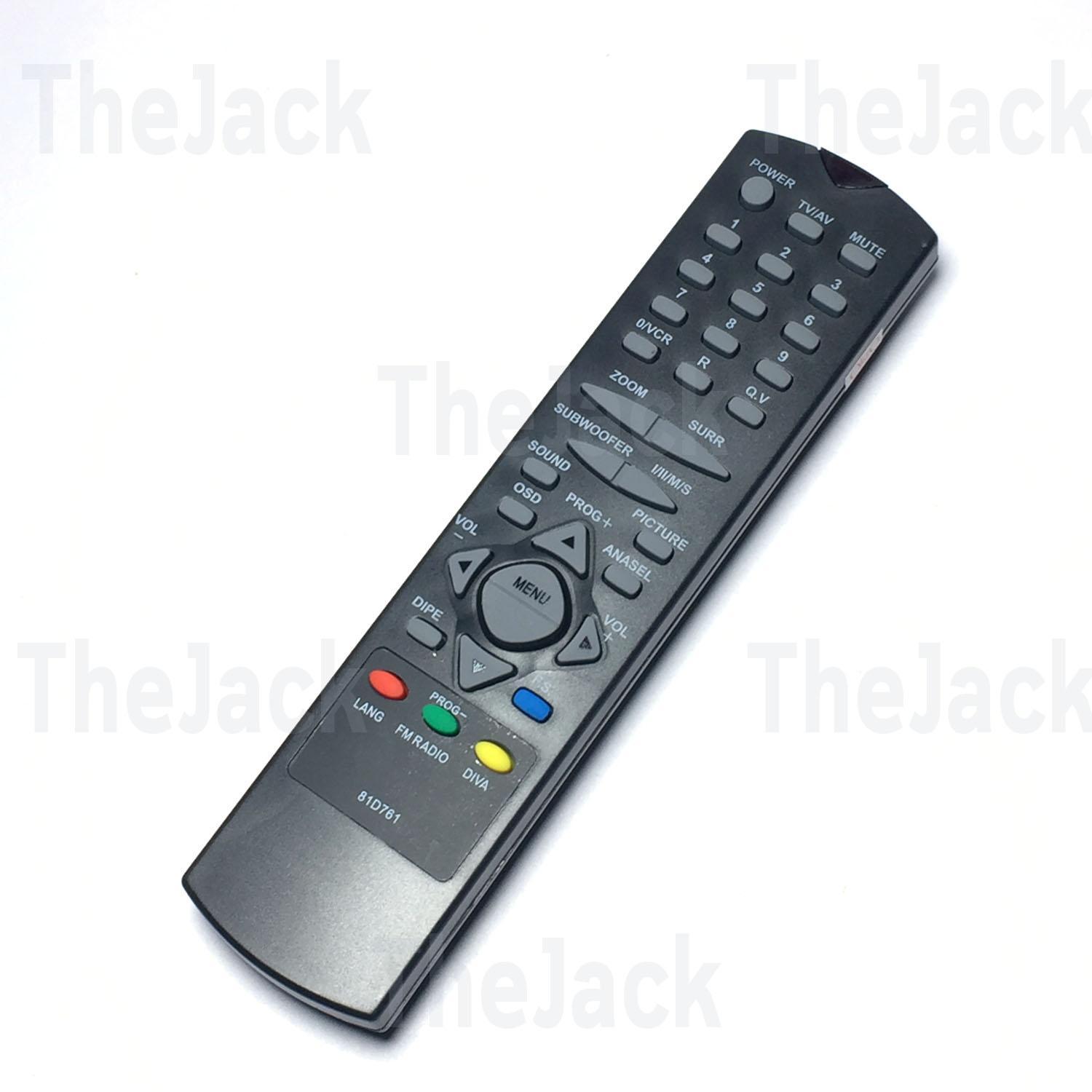 TheJack รีโมทสำหรับ ทีวี TV โพลีตรอน Polytron รุ่นเก่าจอแก้ว ทุกรุ่น ( ใช้ได้ทั้ง รีโมทอันเดิม สีขาว/สีดำ ) TheJack รีโมทสำหรับ ทีวี TV โพลีตรอน Polytron รุ่นเก่าจอแก้ว ทุกรุ่น ( ใช้ได้ทั้ง รีโมทอันเดิม สีขาว/สีดำ )