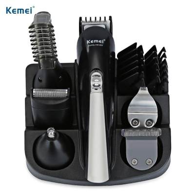 Bestbuy Oliver Kemei SUPER GROOMING KIT 11 in1 รุ่น  ชุดเครื่องจัดแต่งทรงผม ปัตตาเลี่ยน ชาร์ตไฟได้ เครื่องโกนหนวด ตัดขนจมูก ตัดผมสั้น ที่ตัดผมไฟฟ้า เครื่องตัดผม ตัดขน บัตตาเลี่ยน โกนผม โกนขน แบตตาเลี่ยน แบบไร้สาย ตัดผมเด็ก ชุดบัดตาเลียน ใบมีดโลหะชนิดพิเศษ