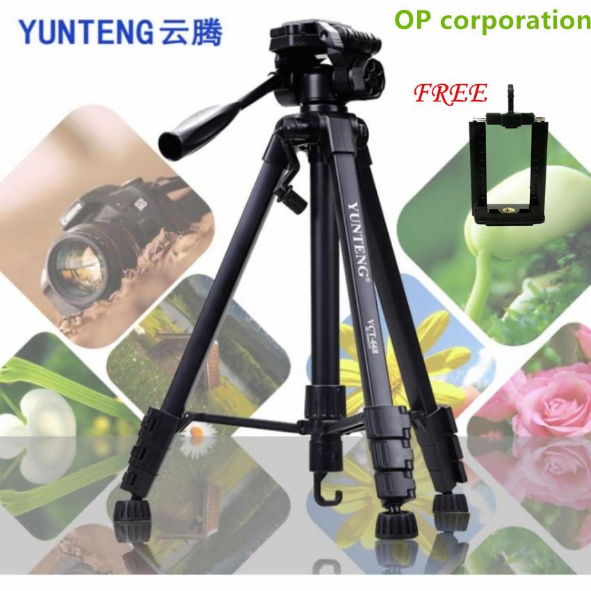YUNTENG VCT-668 ขาตั้งกล้อง ขาตั้งมือถือ 3ขา tripod for camera DV Professional Photographic equipment Gimbal Head new - intl