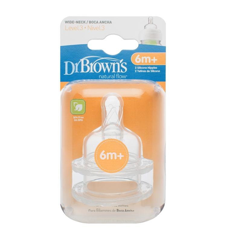 3 Pack Dr Brown/'s Natural Bottle Brush Blue