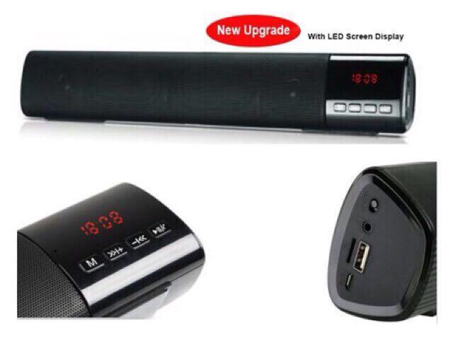 ดูภาพ B28S : เสียงครบจบในตัวเดียว(สีดำ) ของแท้ มีประกันเปลี่ยนตัวใหม่ Sound Bar Bluetooth Speaker ลำโพงบลูทูธ เพิ่มเติม B28S : เสียงครบจบในตัวเดียว(สีดำ) ของแท้ มีประกันเปลี่ยนตัวใหม่ Sound Bar Bluetooth Speaker ลำโพงบลูทูธ