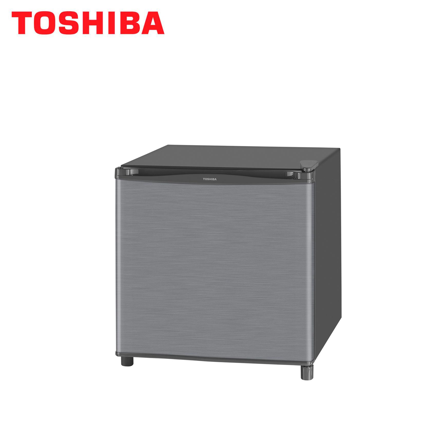 Toshiba ตู้เย็นมินิบาร์ 1 ประตู รุ่น GR-A706CQST ขนาด 1.7 คิว (สีเงิน)
