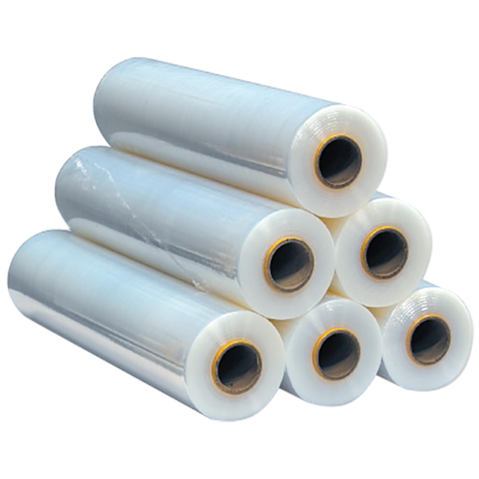 Stretch Film ฟิล์มยืด ฟิล์มพันพาเลท ฟิล์มแรป มาตราฐาน 15 ไมครอน กว้าง 50 cm ยาว 300 เมตร(6 ม้วน)