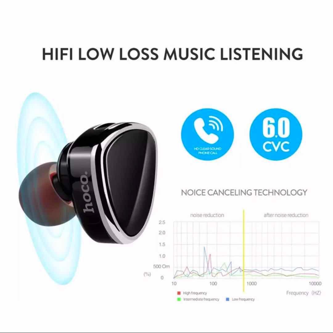 ของแท้100% HOCO E7 หูฟังบลูทูธ ไร้สาย Premium Earphone Bluetooth V4.1