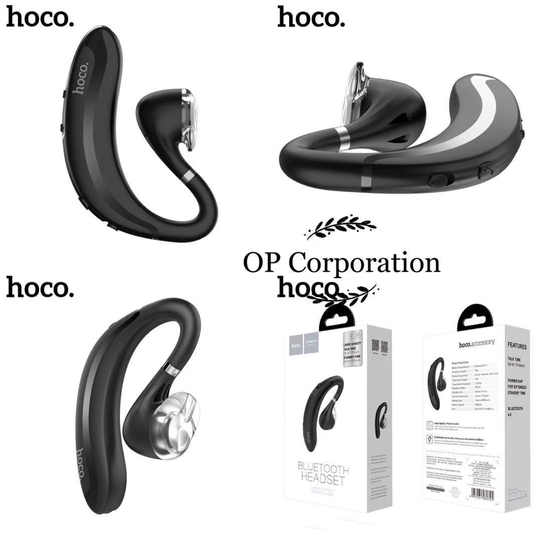 ของแท้ 100% Hoco E35 หูฟังบลูธูท สมอลทอล์คไร้สายCool Moon Wireless Earphone Headset Bluetooth V4.1