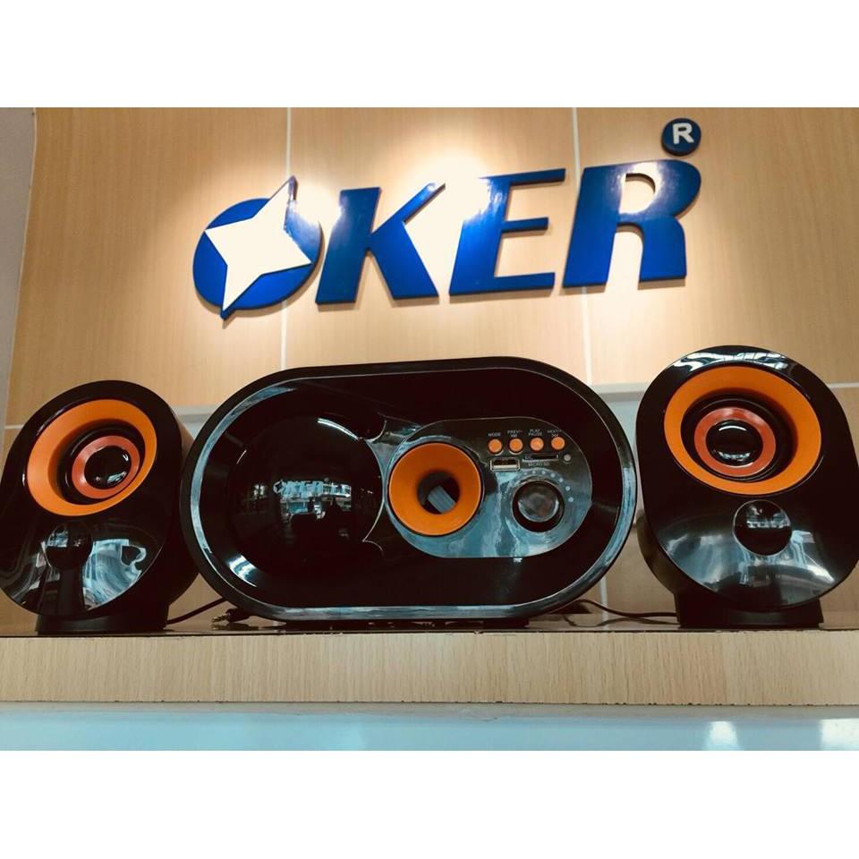 OKER ลำโพงบลูทูธ Bluetooth Multimedia Desktop Speaker Micro 2.1 SP-837