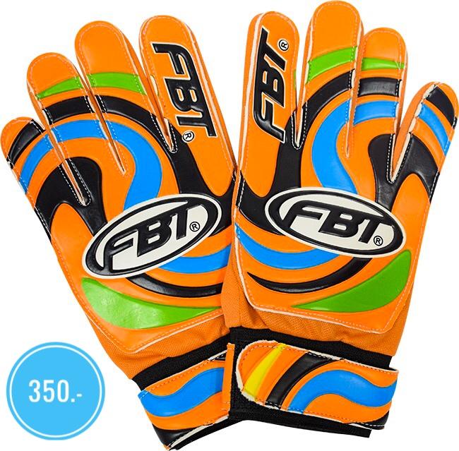 ถุงมือผู้รักษาประตู FBT GG7 สีส้ม ถุงมือโกล goalkeeper gloves