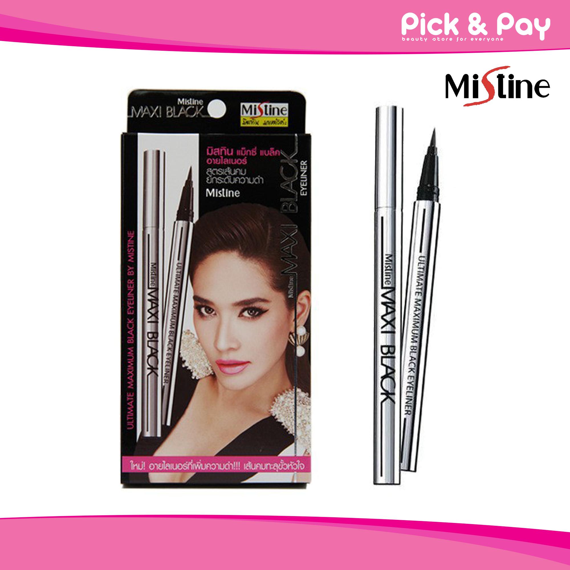 มิสทิน แม็กซี่ แบล็ค อายไลเนอร์ MISTINE MAXI BLACK EYELINER 1.0 g.