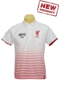 สินค้า เสื้อโปโล ลิขสิทธิ์แท้  Liverpool ( ชาย ) รุ่นLFC001 สีขาว