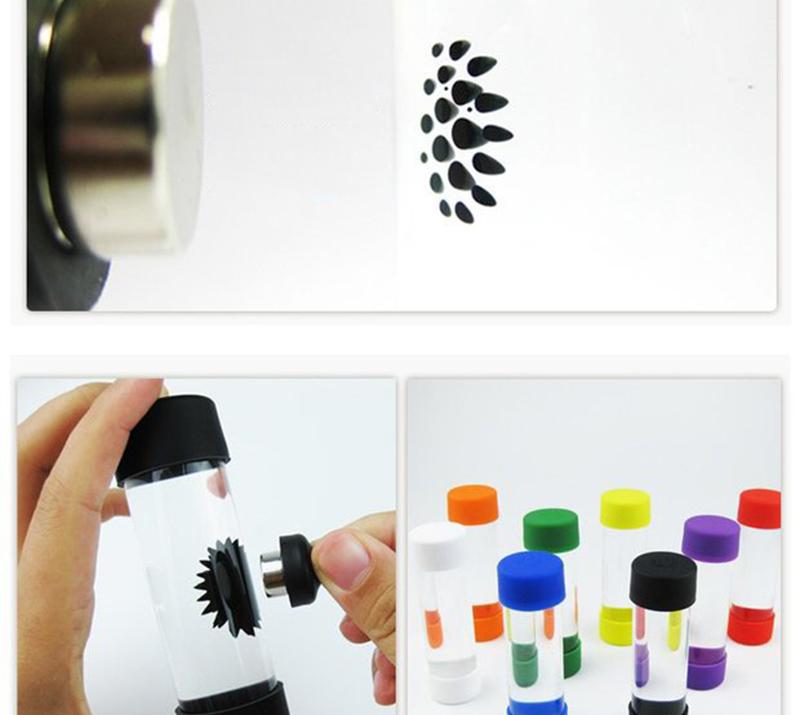 แม่เหล็กเหลว ในขวดแก้ว ของขวัญ Ferrofluid Magnetic Liquid Bottle Office Toys การเรียนรู้