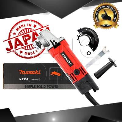 MASAKI เครื่องเจียร์ไฟฟ้า ลูกหมู 4 นิ้ว 750W พร้อมฝาครอบป้องกัน