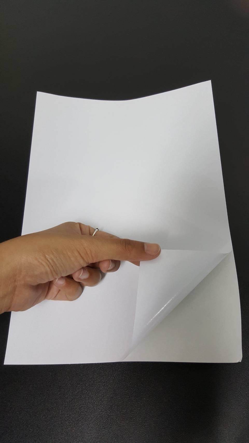 DEEFA-SPNA4 สติ๊กเกอร์กระดาษผิวด้าน ขนาด A4 60 แกรม จำนวน 1 แพ็ค (50 แผ่น) ใช้ได้ทั้งเครื่องพิมพ์ INKJET และ LASER บางลงเพื่อให้สามารถใช้ได้ทั้งเครื่องพิมพ์แบบป้อนกระดาษถาดล่างและบน