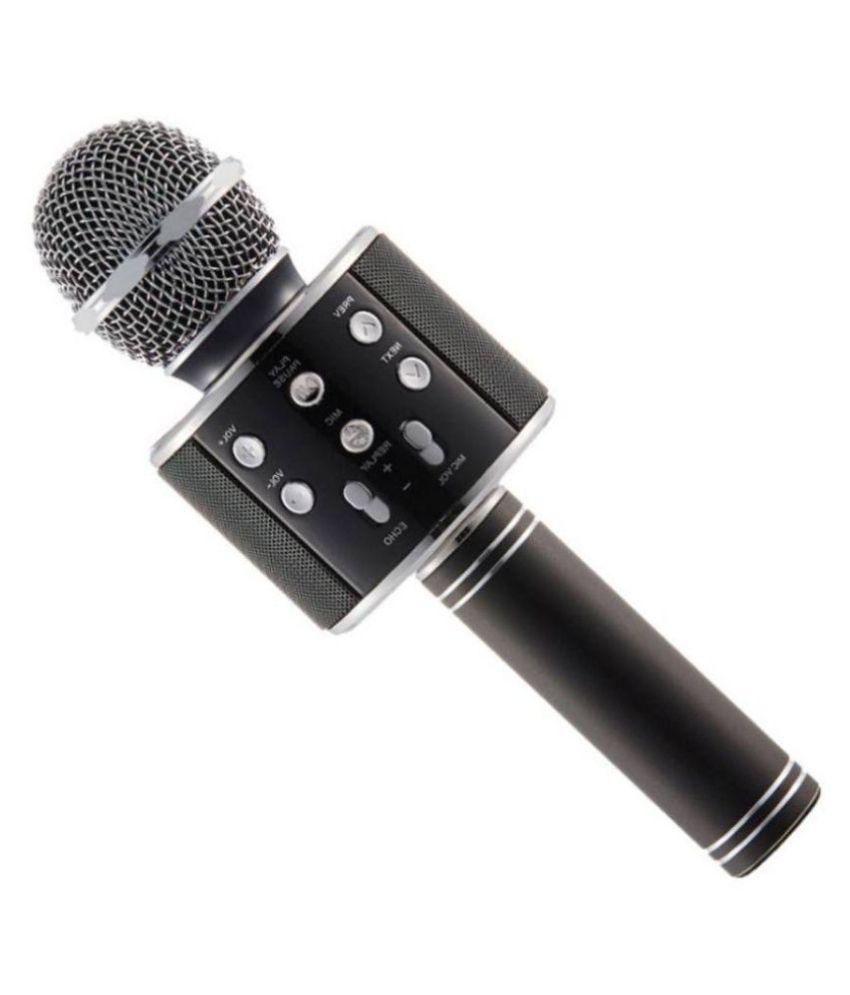 WSTER รุ่นWS858 Wirless Microphone Karaoke ลำโพง ไมค์ ไมค์ลอย ไมค์ไร้สาย คาราโอเกะ บลูทูธ