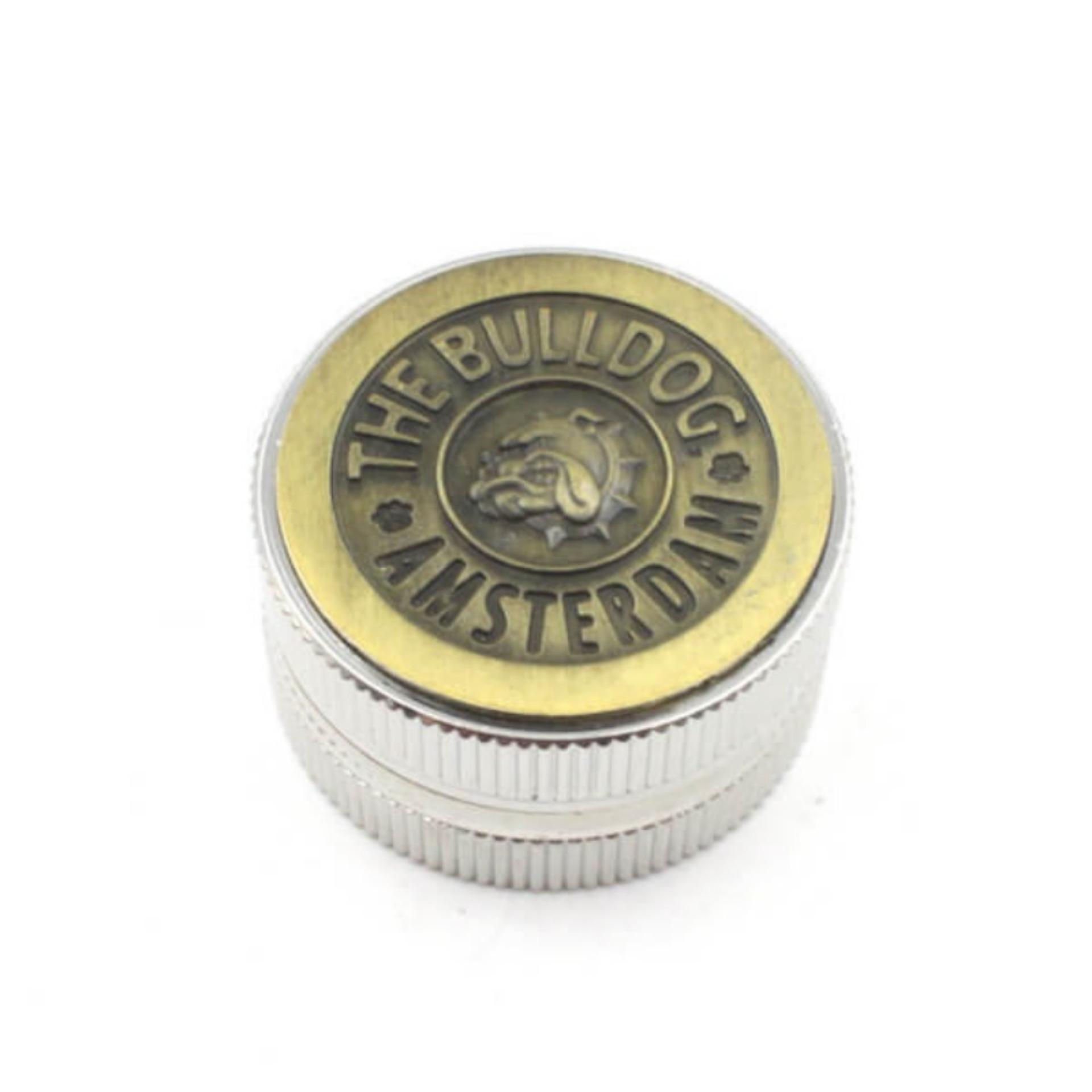 ที่บดขนาด 30 มม 2 ชั้น Gold Bulldog Metal Grinder with Diamond Teeth
