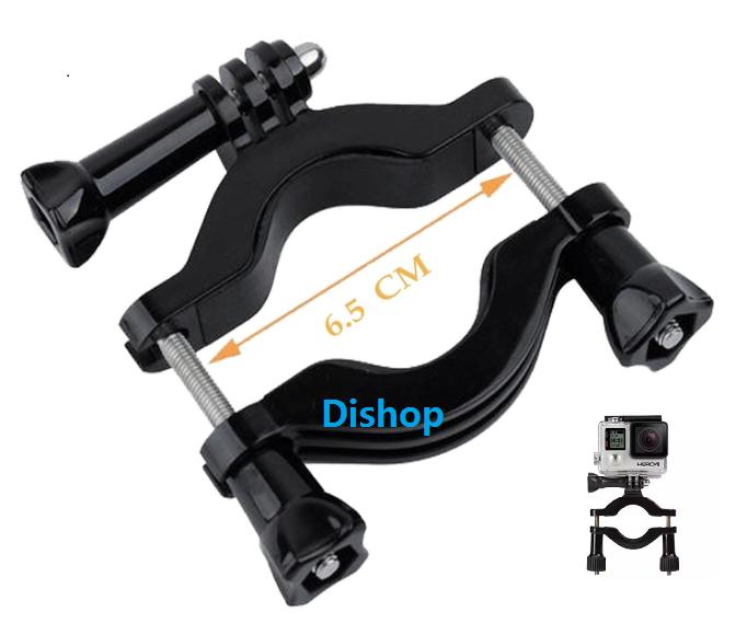 Di shop อุปกรณ์กล้องกันน้ำยึดแฮนด์รถจักรยานยนต์และจักรยานสำหรับ(Gopro1234/SJCam/Xiaomi YI Bicycle Holder)