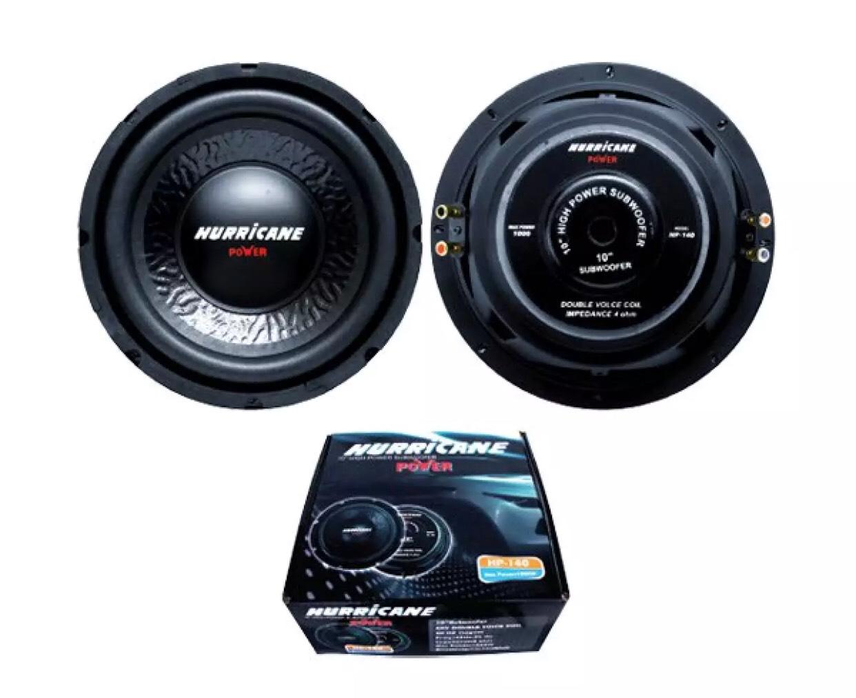 ดอกลำโพงรถยนต์ซัฟวูฟเฟอร์ 10 นิ้ว วอยซ์คู่ (4+4 ohm)car subwoofer วัตต์