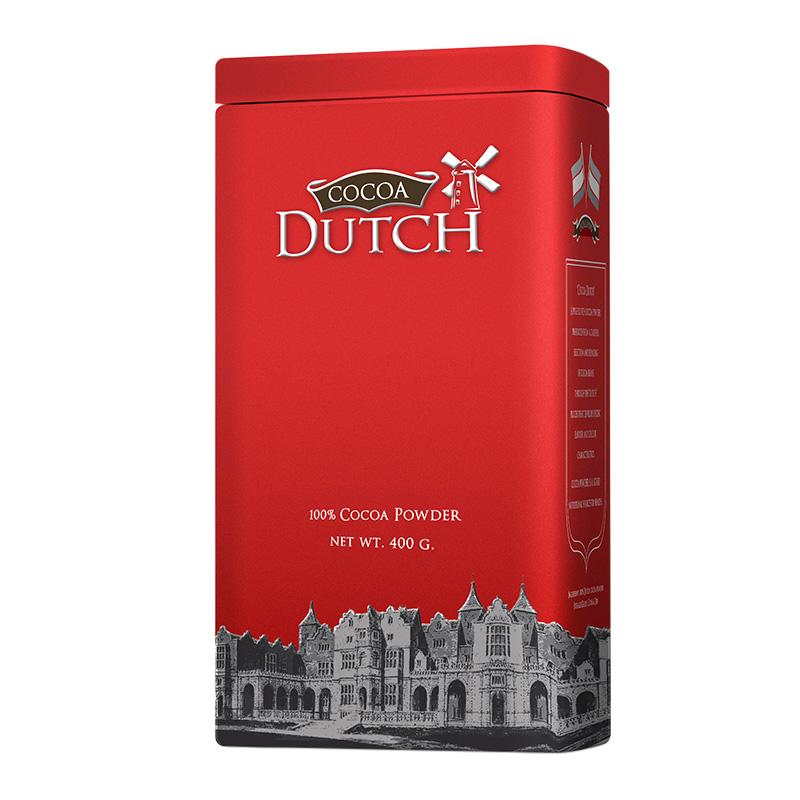 DUTCH 100% Cocoa Powder ดัชท์ โกโก้ผง 100% สำเร็จรูปชนิดผง 400g.