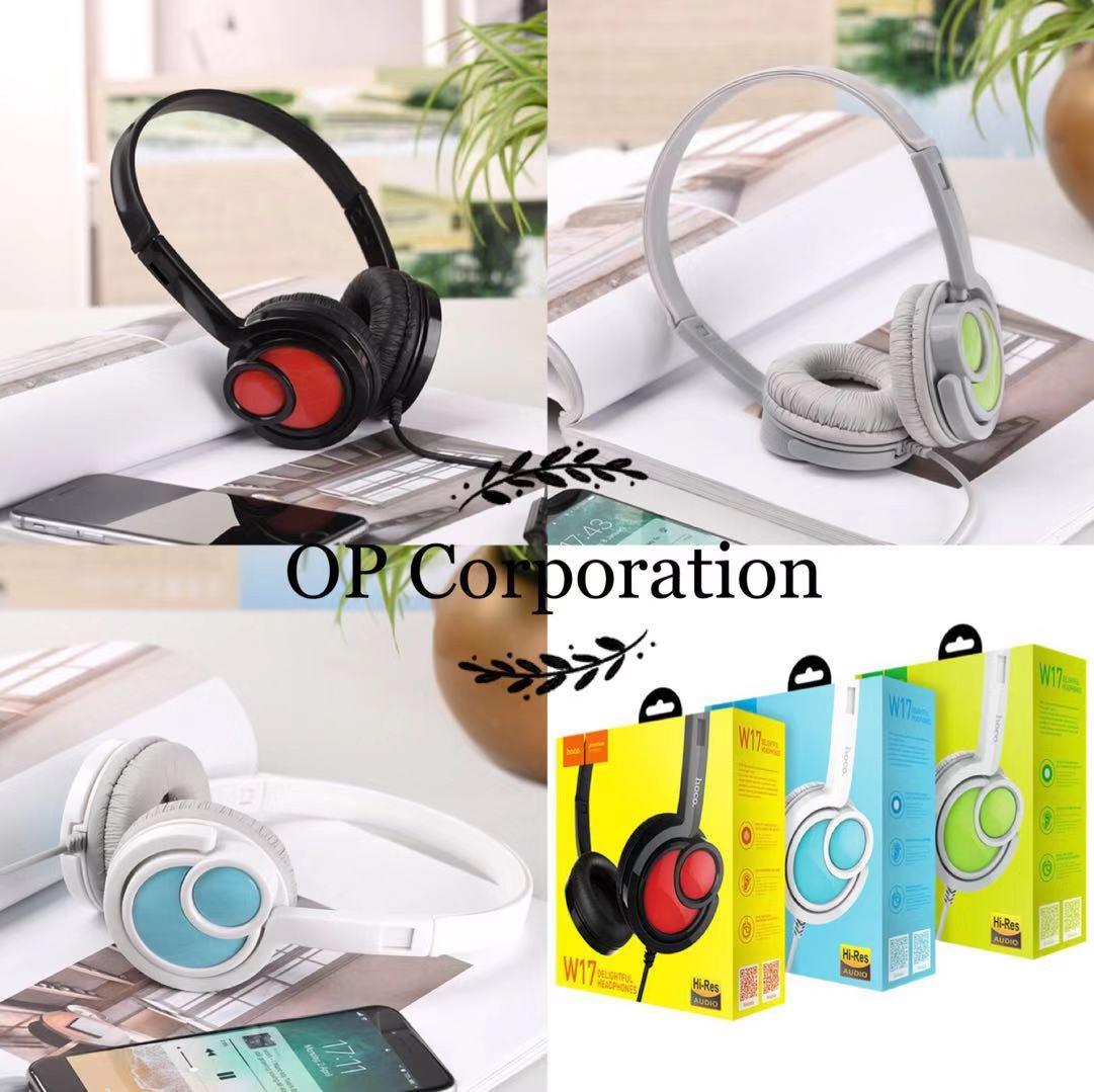 HOCO W17 หูฟังครอบหู Delightful Headphones DIGITAL STREREO HEADPHONE เสียงใส เบสหนัก ยังไม่มีคะแนน