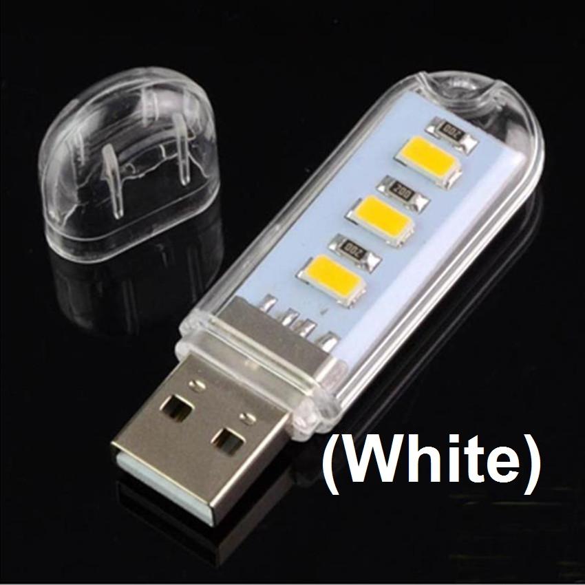 USB Mini LED 3K หลอดไฟส่องสว่าง LED 3K (White)