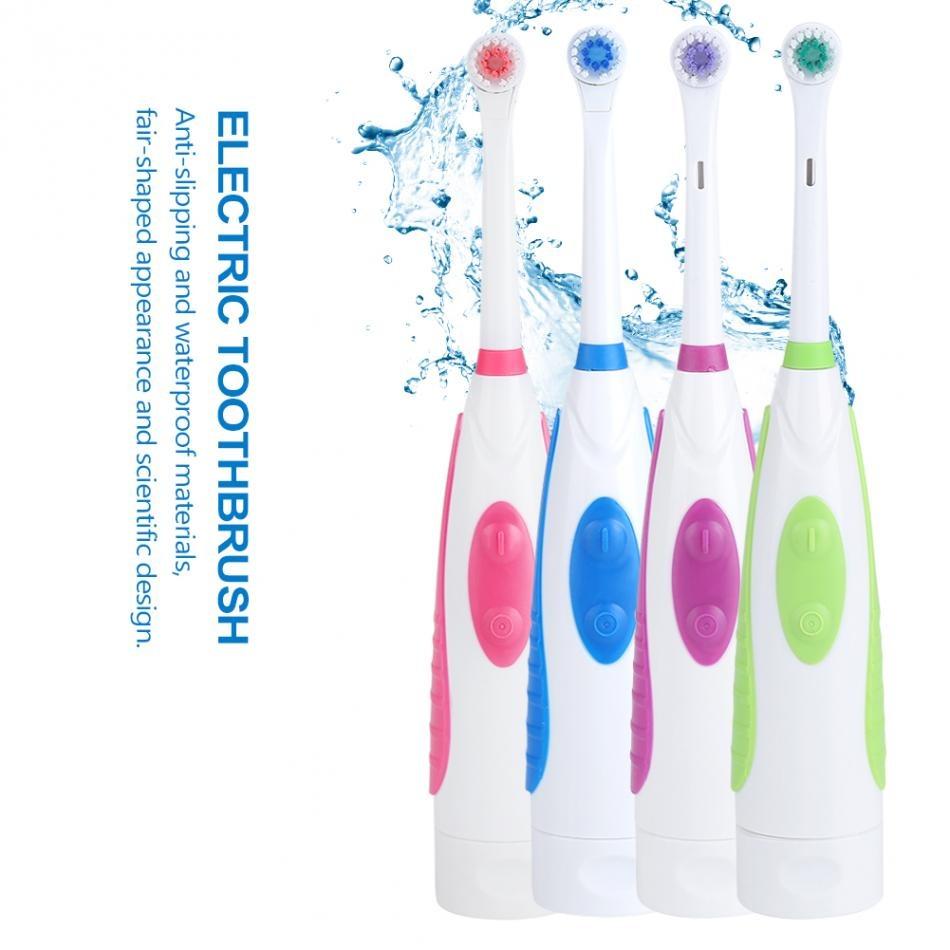แปรงสีฟันไฟฟ้า ช่วยดูแลสุขภาพช่องปาก ขอนแก่น electronic toothbrush battery แปรงสีฟันไฟฟ้า แบตเตอรี่ พร้อมหัวแปรง 3 หัว คละสี