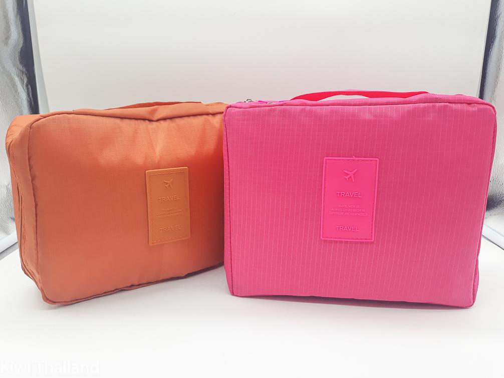 (คละสี) กระเป๋าจัดระเบียบ กระเป๋าชุดชั้นใน กระเป๋าเครื่องสำอางค์ กระเป๋าจัดระเบียบอเนกประสงค์ผ้าหนา กระเป๋าเดินทาง Hand Bag For Traveler