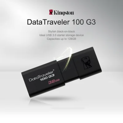 Kingston แฟรชไดร์ฟ USB 16,32,64 GB Kingston 16GB DataTraveler DT100G3 Flash Drive USB 3.1