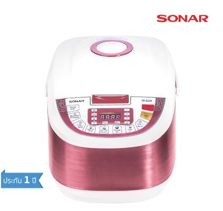 ๑๓.SONAR หม้อหุงข้าวอเนกประสงค์ ระบบดิจิตอล รุ่น SR-G526 - Purple Popular and widespread products. ๑๓.SONAR หม้อหุงข้าวอเนกประสงค์ ระบบดิจิตอล รุ่น SR-G526 - Purple