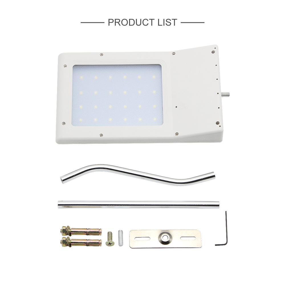 Weeklyshop ไฟส่องทาง LED โซล่าเซลล์ 10W garden light solar led 10 วัตต์ 600LM พลังงานแสงอาทิตย์ Led โคมไฟสวนภูมิทัศน์กลางแจ้งกันน้ำ Led Solar Wall Light โคมไฟถนน