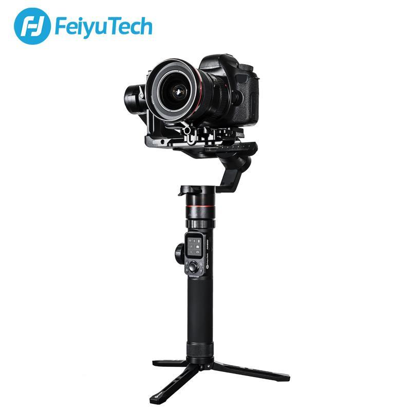 FeiyuTech Feiyu AK4000 3-Axis Camera Stabilizer with Follow Focus Control for Canon 5D Mark III Panasonic GH5 Nikon D850 SONY