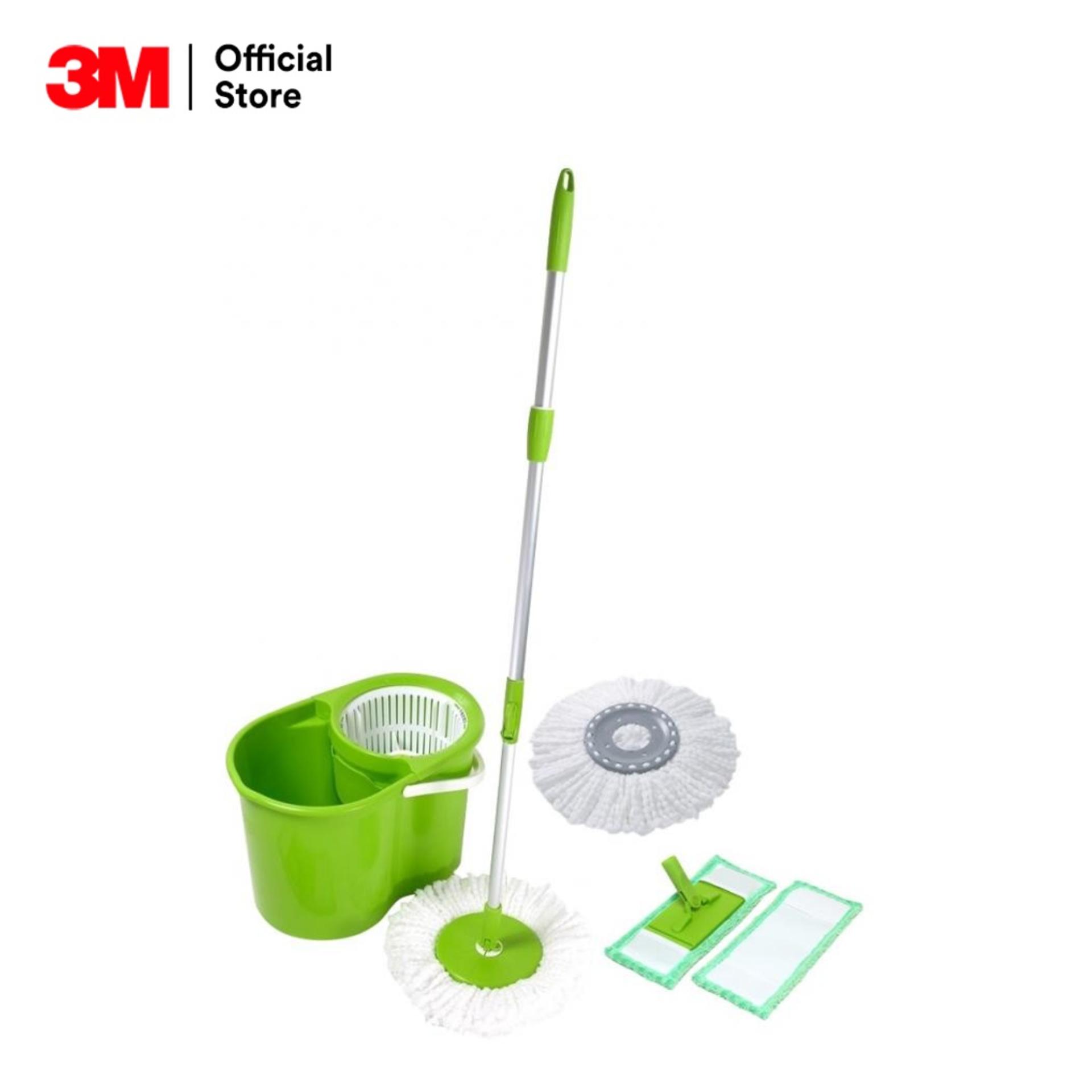 3M Scotch-Brite® SPIN BUCKET with 2in1 Microfiber Mop ʡ͵-õ® ѧ蹾ͺپ Թ ѹ տ 4 