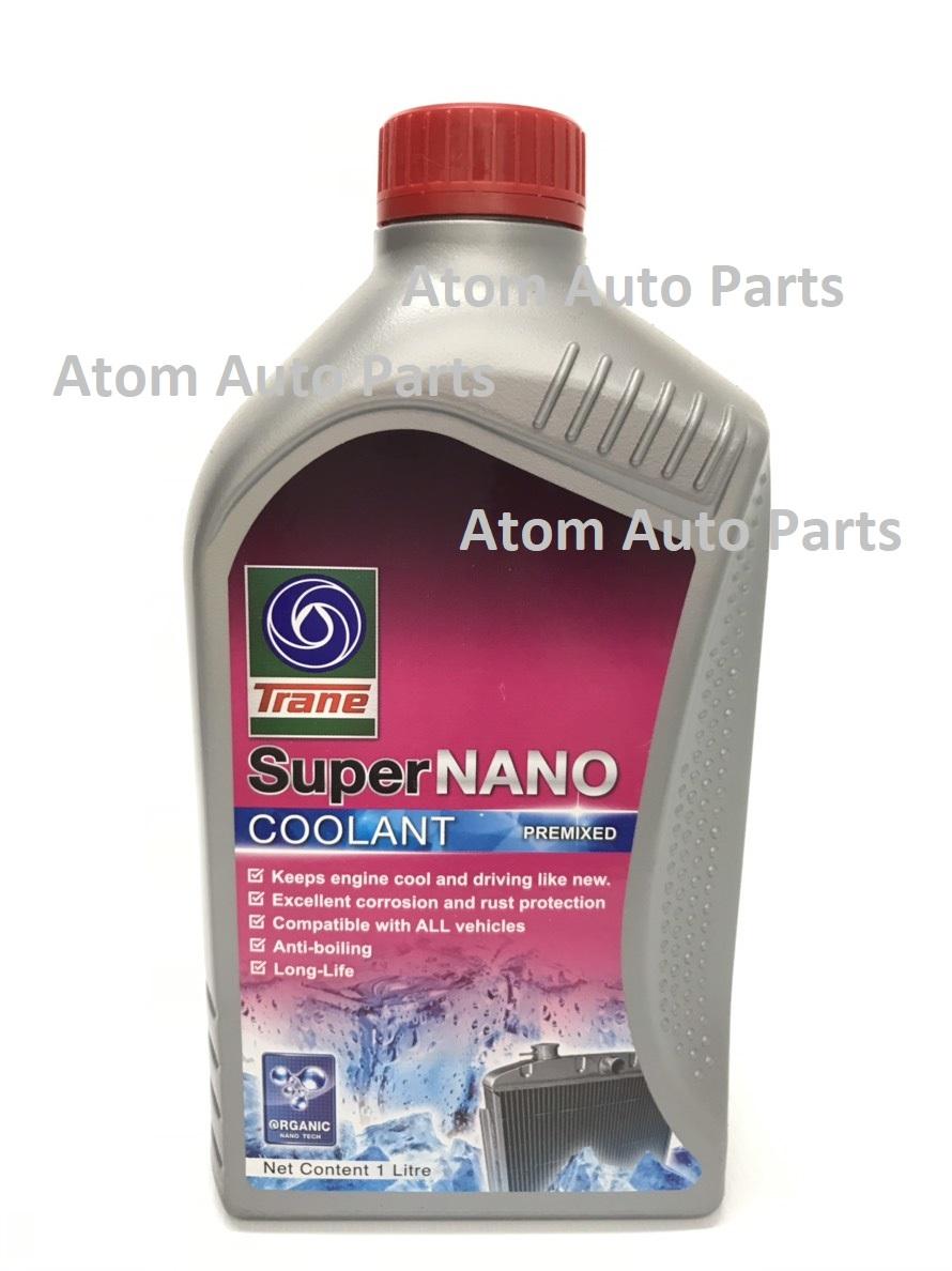 Trane น้ำยาหม้อน้ำ 1 ลิตร Super Nano น้ำยาหล่อเย็น แบบไม่ต้องผสมน้ำ ** น้ำสีชมพู **
