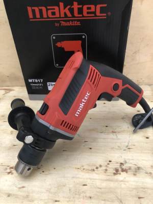 สว่านเจาะกระแทกระบบไฟฟ้า 1/2 นิ้ว 430 วัตต์ Hammer Drill ยี่ห้อ Maktec รุ่น MT817