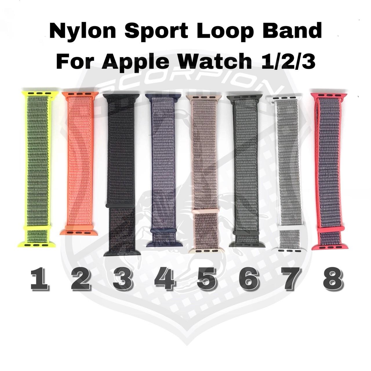 สาย Apple Watch 42,44 mm Nylon Sport Band for Apple Watch Series 1,2,3,4