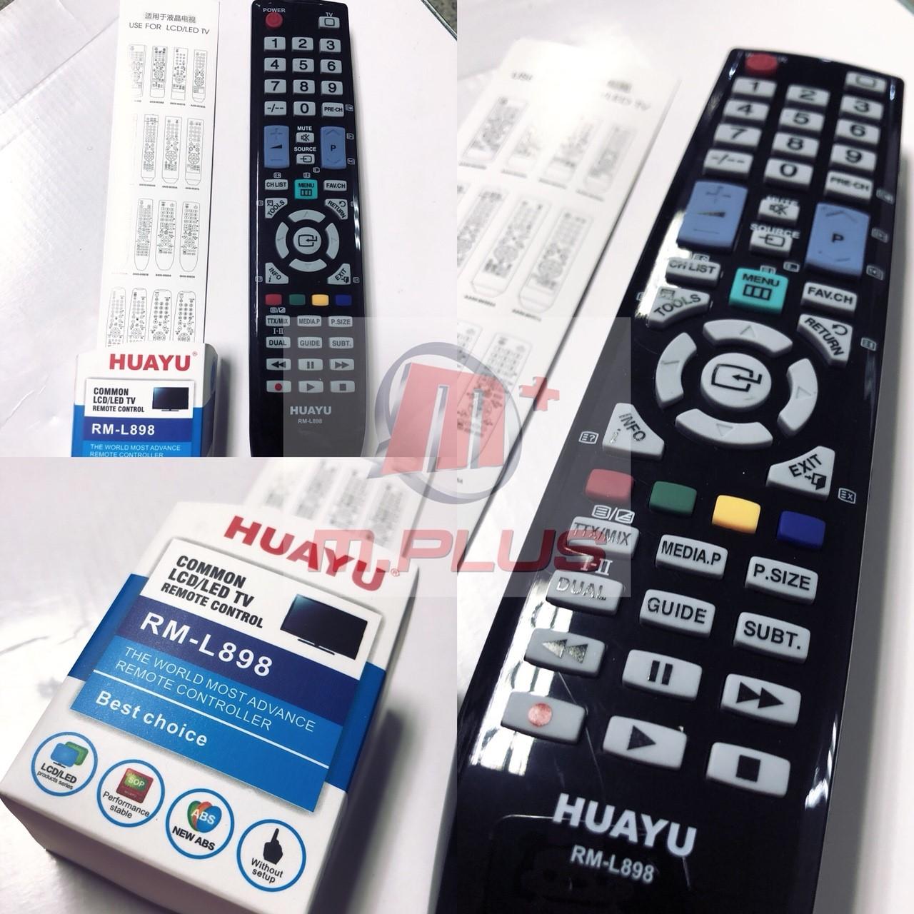 Huayu รีโมททีวี Samsung สำหรับ LCD,LED อย่างดี (RM-L898)