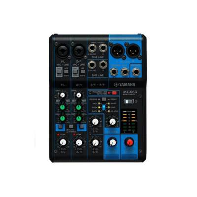 ดูภาพ YAMAHA MG06X มิกเซอร์ 6 ช่อง มี effects ในตัว มิกเซอร์คุณภาพดี พกพาสะดวก แข็งแรงทนทานขนาดกะทัดรัด <br/>เพิ่มเติม YAMAHA MG06X มิกเซอร์ 6 ช่อง มี effects ในตัว มิกเซอร์คุณภาพดี พกพาสะดวก แข็งแรงทนทานขนาดกะทัดรัด