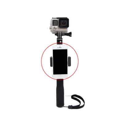 Gopro Selfie Phone Clip ที่ยึดมือถือเข้ากับ ไม้เซลฟี่ / ไม้ 3 way
