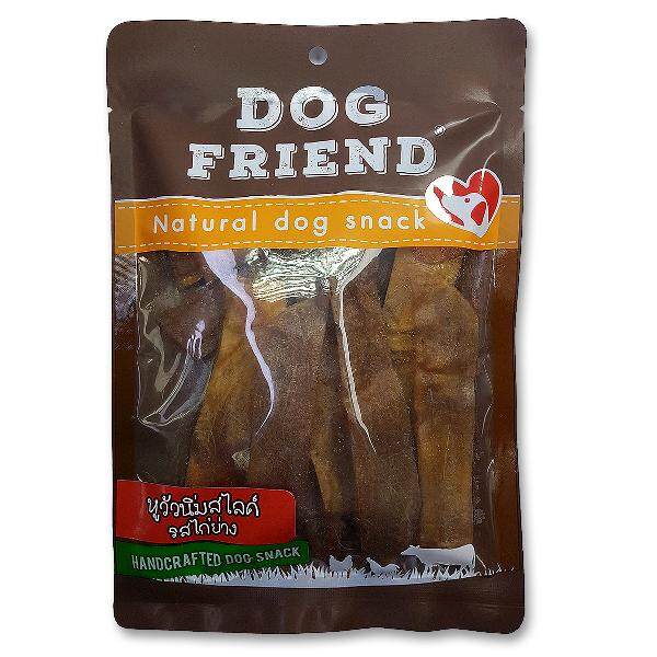 Dog Friend - หูวัวนิ่ม รสไก่ย่าง 150 กรัม x 2 ถุง
