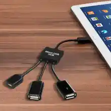 ภาพขนาดย่อของสินค้าMicro USB 2.0 OTG Hug Converter OTG Adapter for Tablet Android Mobile Phone Samsung Galaxy S7 S6 S5 LG HTC Cable Reader
