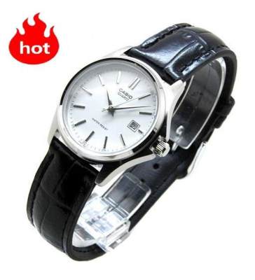Casio Standard รุ่น LTP-1183E-7A นาฬิกาข้อมือผู้หญิง สายหนังสีดำ หน้าปัดขาว - มั่นใจ สินค้าของแท้ 100% ประกันศูนย์ 1 ปีเต็ม Casio Standard รุ่น LTP-1183E-7A นาฬิกาข้อมือผู้หญิง สายหนังสีดำ หน้าปัดขาว - มั่นใจ สินค้าของแท้ 100% ประกันศูนย์ 1 ปีเต็ม