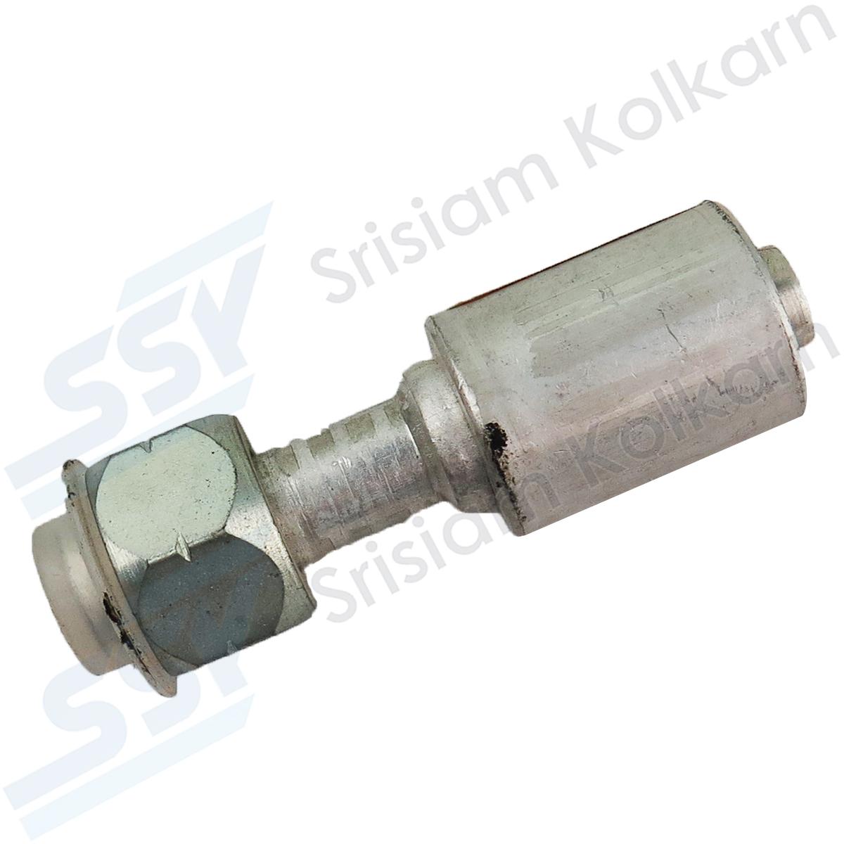 M-Tech หัวสายน้ำยาแอร์ 10mm ตรงโอริ้งค์r134 ( 1 ชิ้น ) By Srisiam