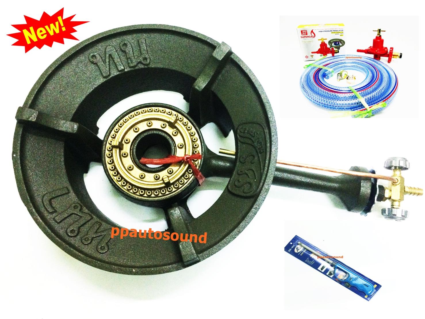 SCGเตาแก๊สแรงดันสูงKB5 รุ่น SCGหนาทน + หัวปรับแก๊ส R-924 + สายแก๊ส